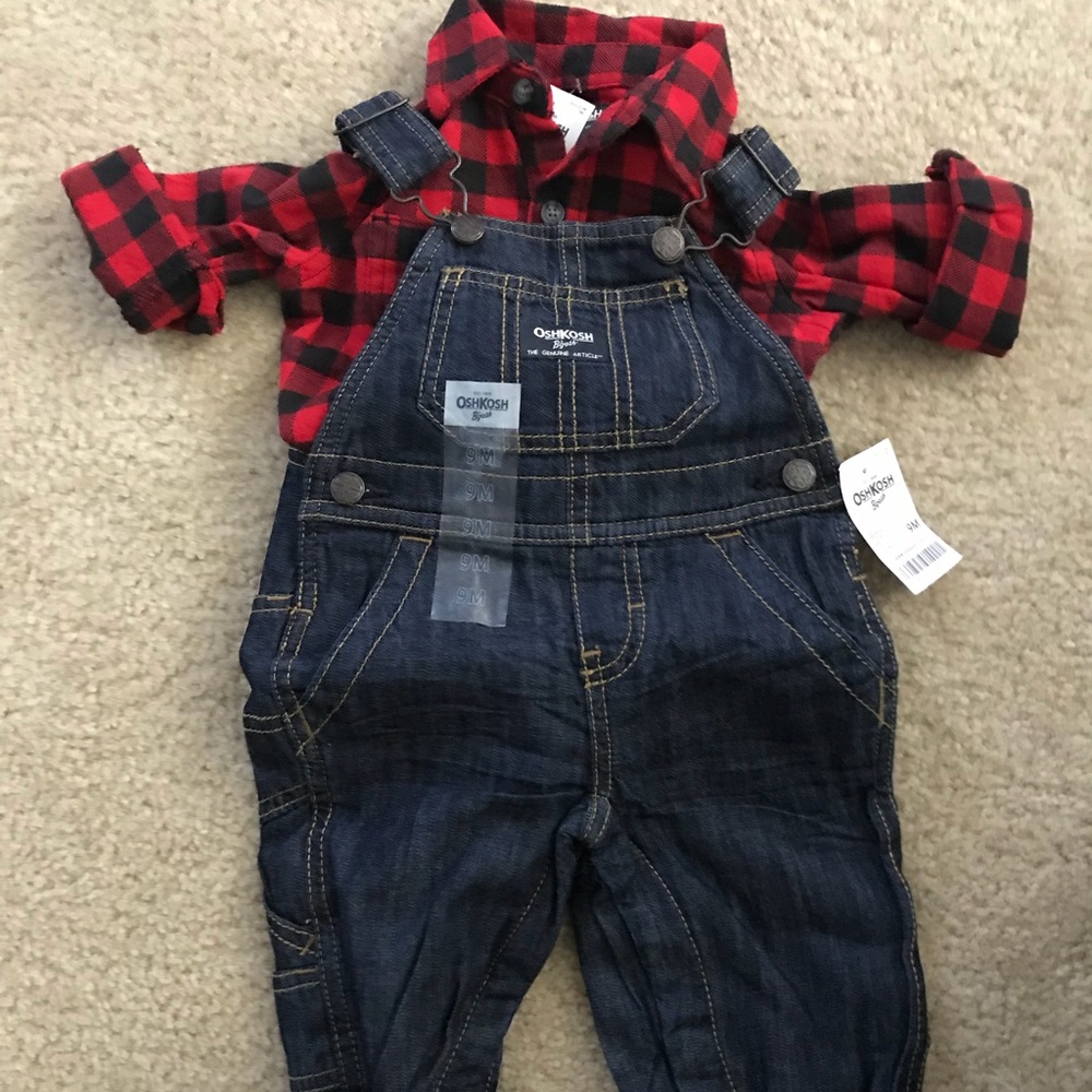 Baby boy overalls - 9 months